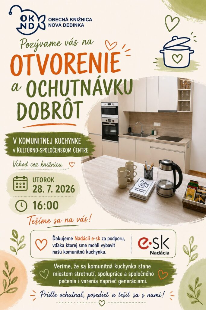 otvorenie komunitnej kuchynky